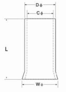 Non Insulated Cord End Sleeves