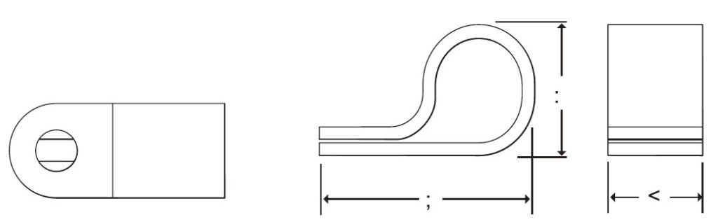 One Hole Conductor Clips