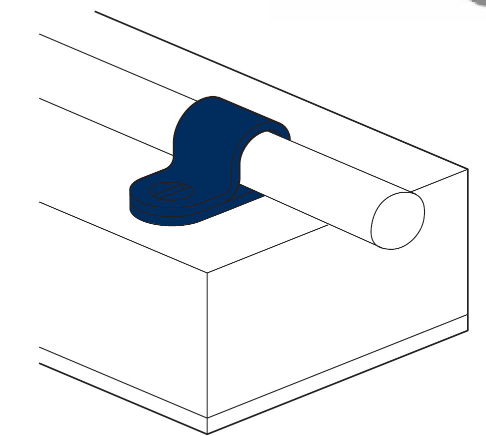 One Hole Conductor Clips