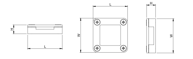 Square Tape Clamps