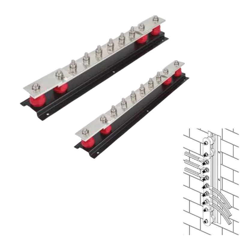 tinned earth bars with double disconneting links